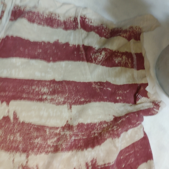 Natural Reflections T-Shirt Top  American Flag Women's - Picture 6 of 7